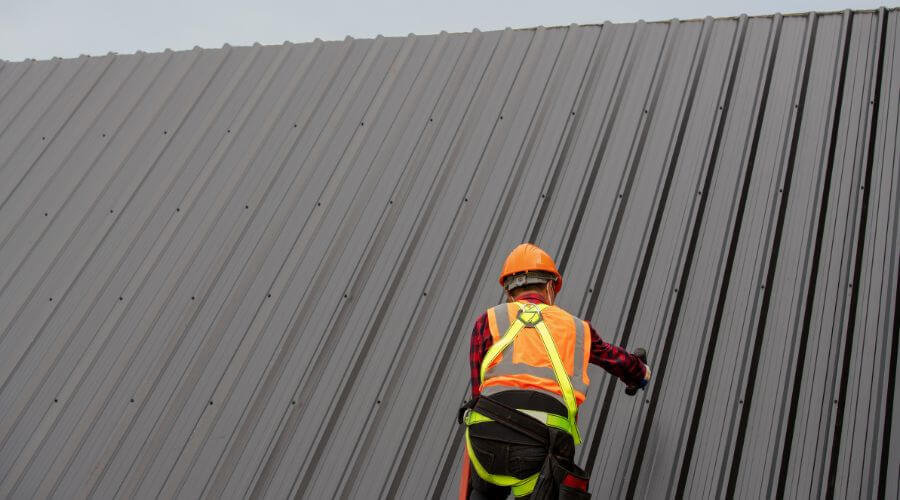 Professional metal roof installation services in Big Bend, WI
